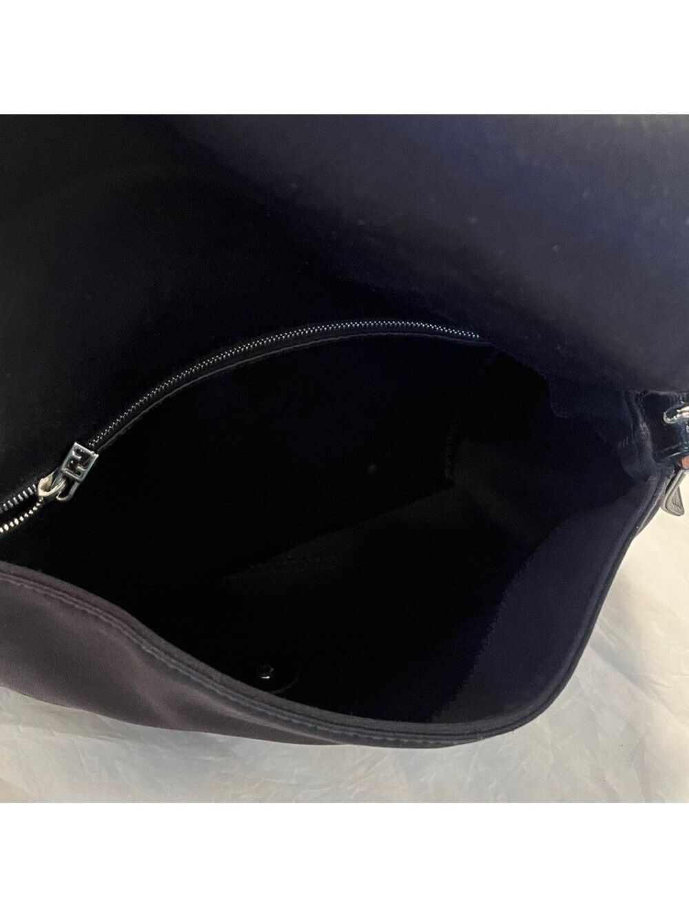 Fendi Black Shoulder Bag with Silver Buckle - Picture 10 of 15